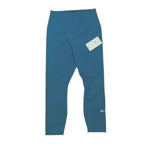 Nike Womens Dri-Fit Leggings NWT Agean Blue Size S calf length running active we